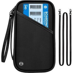 RFID Travel Passport Holder for Family - Large, Wallet Holder for Family